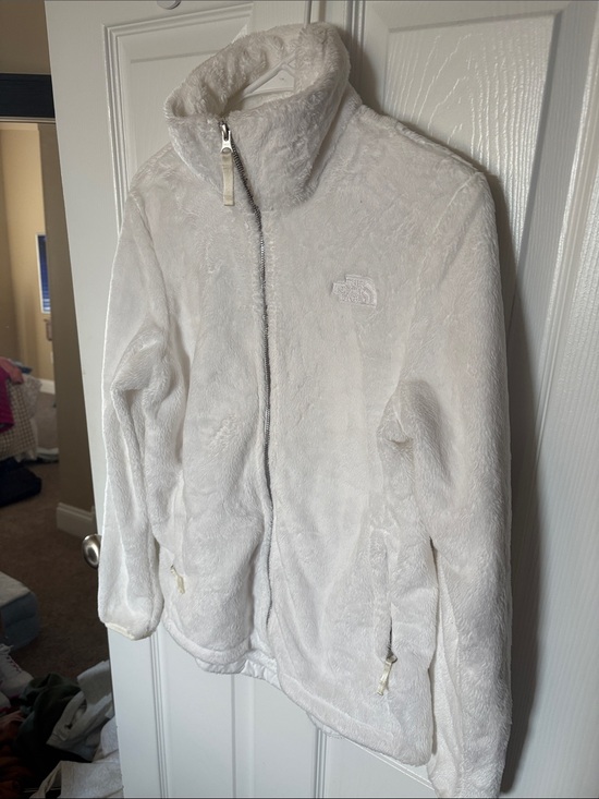 The North Face Jackets & Blazers - The North Face Plush Fleece Full-Zip Jacket in White/Cream